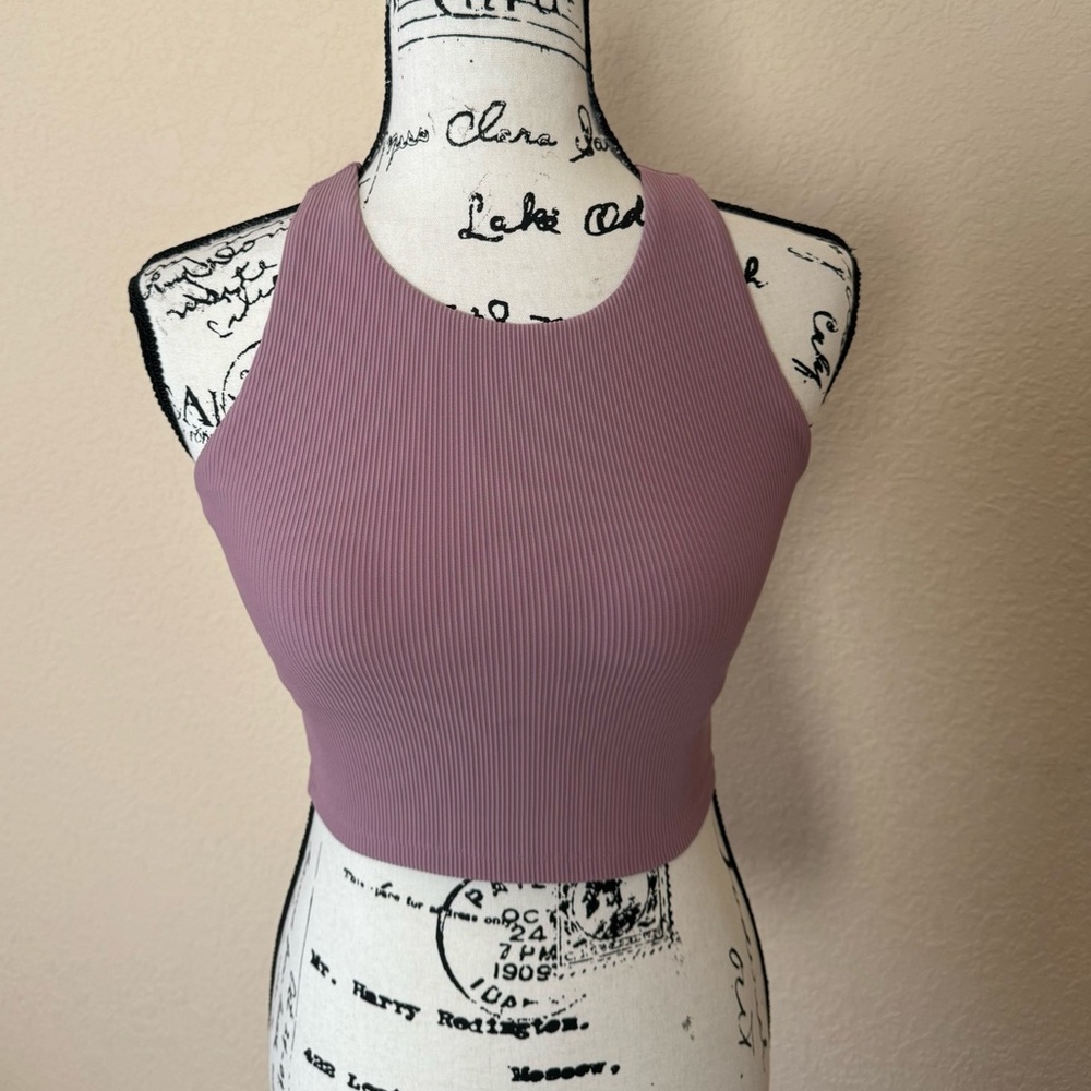 BuffBunny Pink Fitted Crop Tank Top
